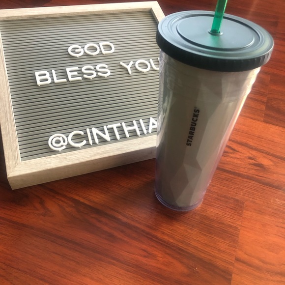 2012 Starbucks Geometric Tumbler 24oz.